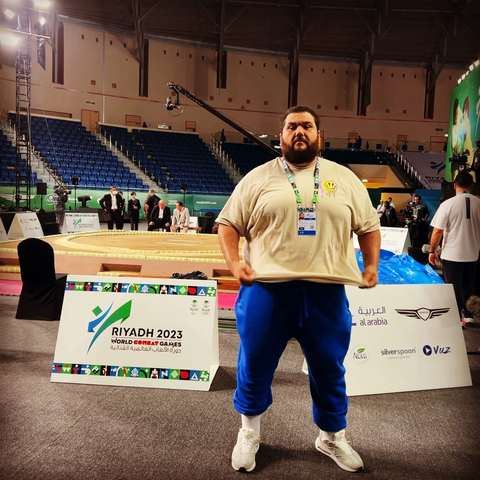 Ramy Elgazar at the World Combat Games, Riyadh 2023